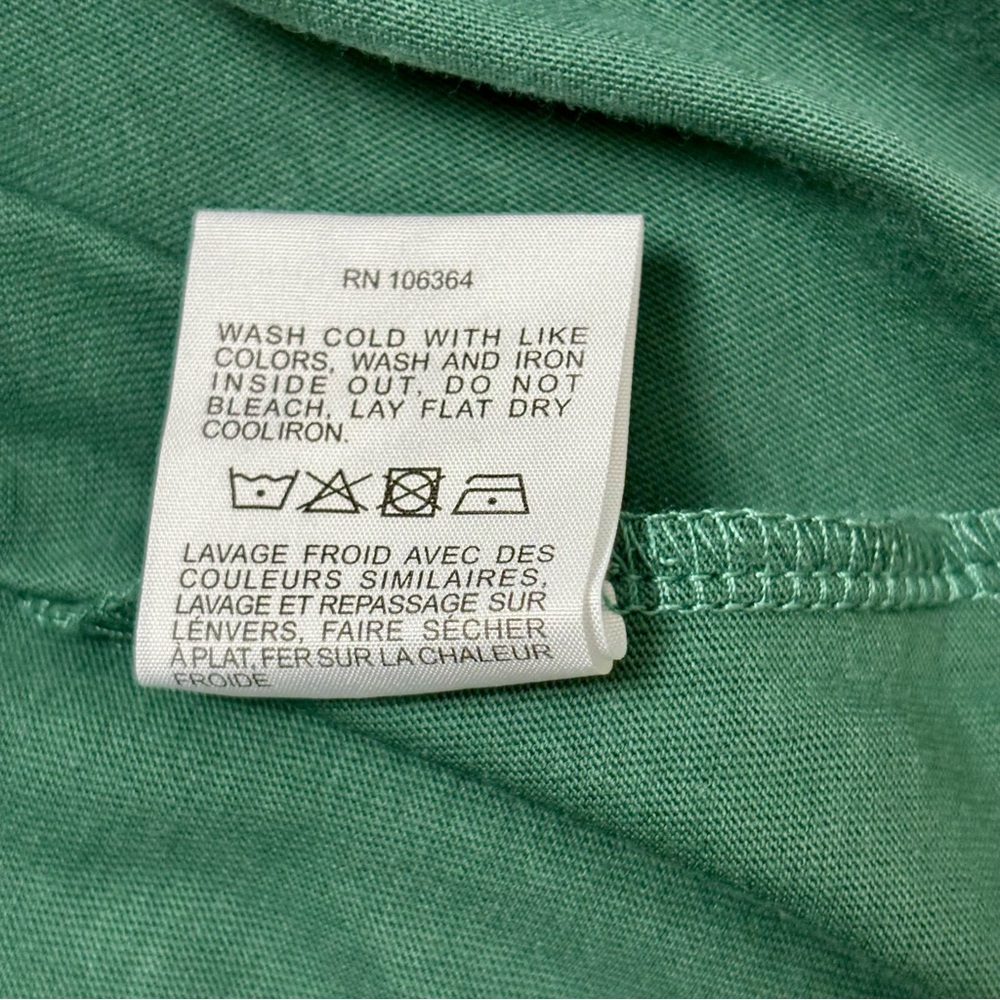 KULE Green Sexy Short Sleeve T-Shirt Size Small‎ - Picture 9 of 9